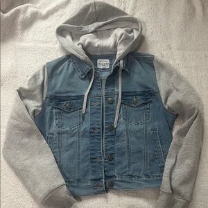 Wax Jean Blue and Gray Denim Jacket